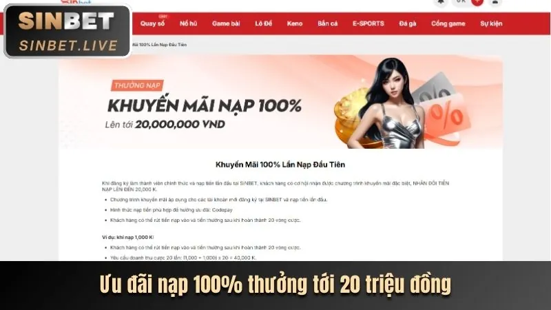 Khuyến mãi chào mừng VSBET